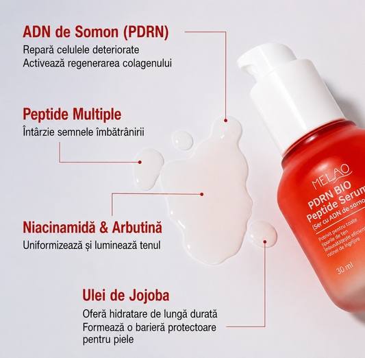 Ser Coreean cu ADN de Somon (PDRN), Niacinamidă și Peptide, 30ml