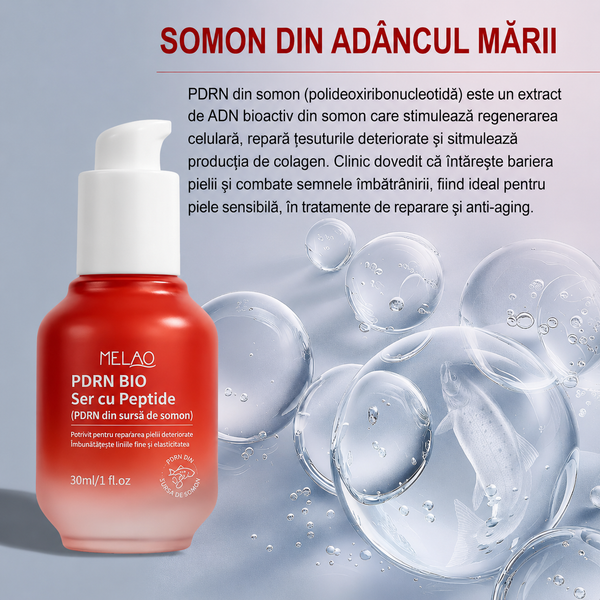 Ser Coreean cu ADN de Somon (PDRN), Niacinamidă și Peptide, 30ml
