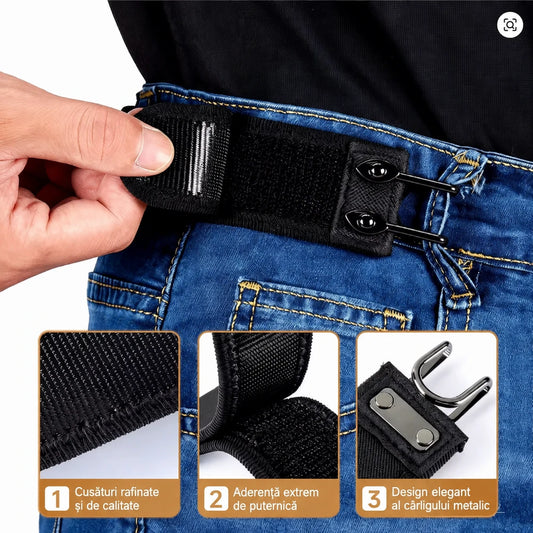 ComfortBelt - Curea Elastică Reglabilă Fără Cataramă