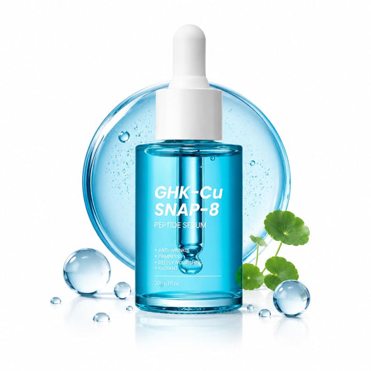 Ser Anti-Rid cu GHK-Cu, SNAP-8, Acid Hialuronic și Niacinamidă – Fermitate, Hidratare și Regenerare Intensă (30 ml)